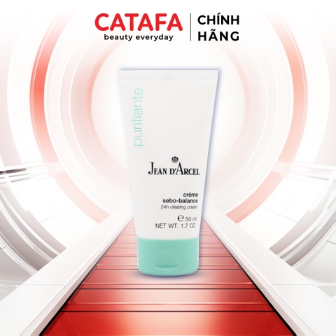J10 Kem dưỡng 24h giúp giảm dầu, hỗ trợ ngăn ngừa mụn Clearing Cream - Jean d'Arcel