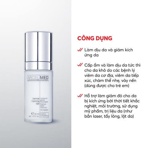 Combo 2 J101 Gel dưỡng ẩm, làm dịu da nhạy cảm Dermal Calming Gel - Jean d'Arcel