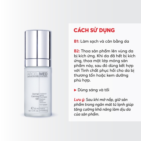 J101 Gel dưỡng ẩm, làm dịu da nhạy cảm Dermal Calming Gel - Jean d'Arcel
