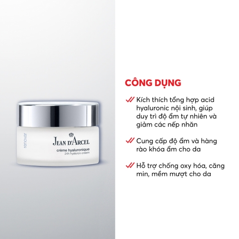 J115 Kem Hyaluron 24h Crème Hyaluronique - Jean d'Arcel