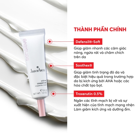 Combo J101 + J118 (Dermal Calming Gel + Couperose Cream) - Jean d'Arcel