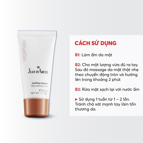 Combo 2 J135 Kem loại bỏ tế bào da chết Deep Cleansing Scrub - Jean d'Arcel