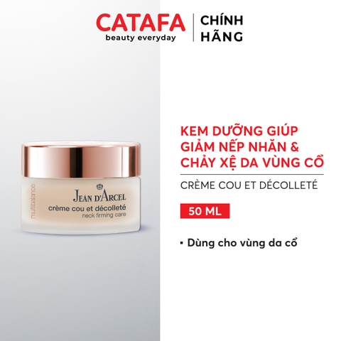 J16 Kem dưỡng giúp giảm nhăn và săn chắc da vùng cổ Crème Cou Et Décolleté - Jean d'Arcel