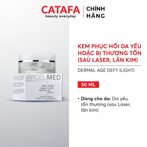 J19 Kem dưỡng ẩm, làm dịu và giảm khô da Dermal Age Defy (Light) - Jean d'Arcel