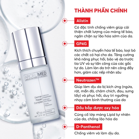 J20 Tinh chất dưỡng ẩm, làm dịu da nhạy cảm  Dermal Repair Complex - Jean d'Arcel