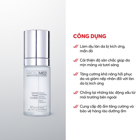 J20 Tinh chất dưỡng ẩm, làm dịu da nhạy cảm  Dermal Repair Complex - Jean d'Arcel