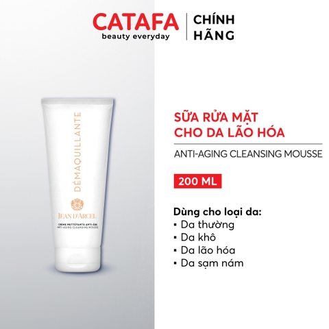 J217 Sữa rửa mặt Anti - Aging Cleansing Mousse - Jean d'Arcel