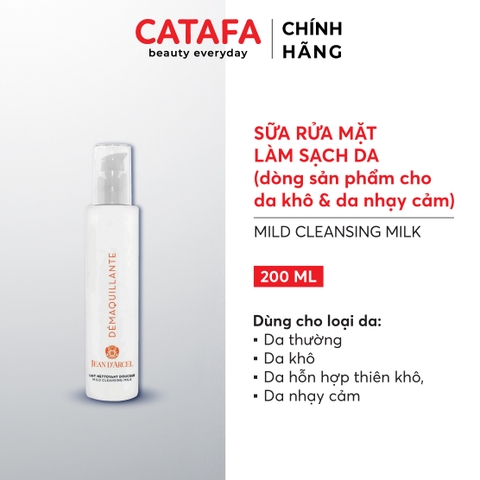J228 Sữa rửa mặt Mild Cleansing Milk - Jean d'Arcel