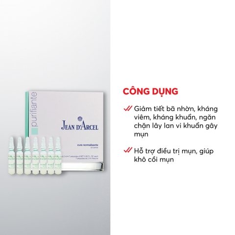 J42 Tinh chất giúp giảm dầu, hỗ trợ ngăn ngừa mụn Oil Control  - Jean d'Arcel