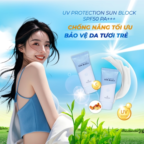 T44 Kem chống nắng UV Protection Sun Block (SPF 50+/PA+++) - The Skin House