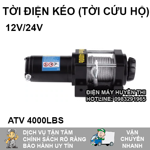 Tời cứu hộ ATV-4000LBS