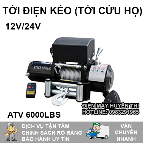 Tời cứu hộ ATV-6000LBS