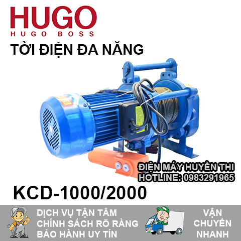 Tời điện đa năng HUGO KCD1000/2000