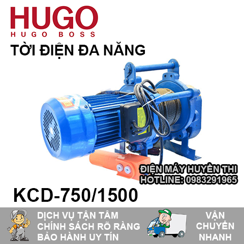 Tời điện đa năng HUGO KCD750/1500