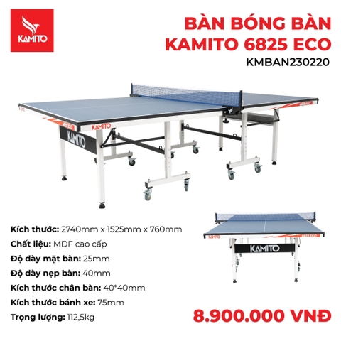 Bàn bóng bàn Kamito 6825 Eco