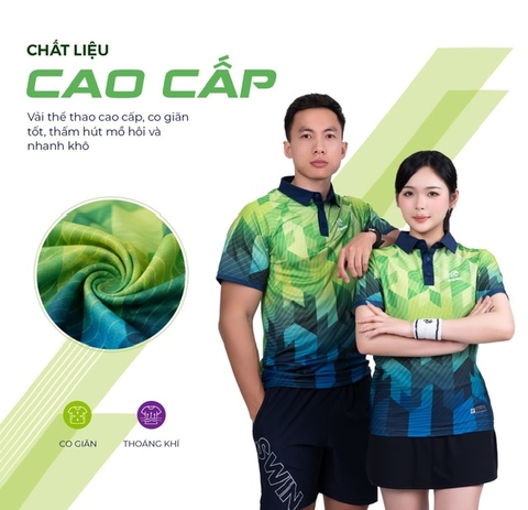 Áo bóng bàn Chính hãng Swin S22