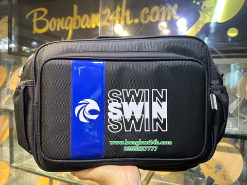 Túi Swin kẻ xanh đậm