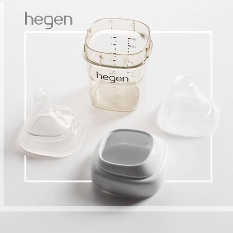 Bình trữ sữa Hegen PPSU 150ml nắp màu trắng (Sét 4 Bình)