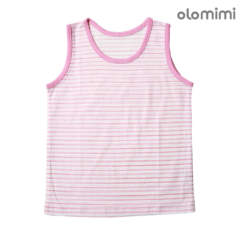 Áo ba lỗ Olomimi Pink Stripe