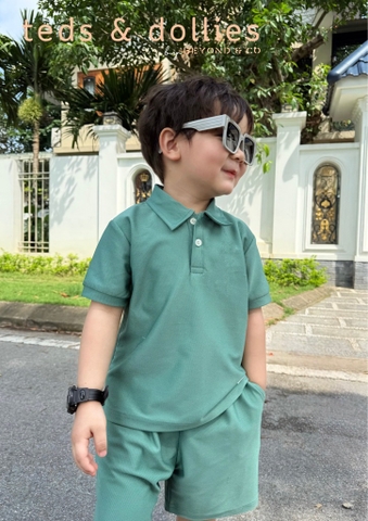 Set bộ bé trai polo - TDS2505