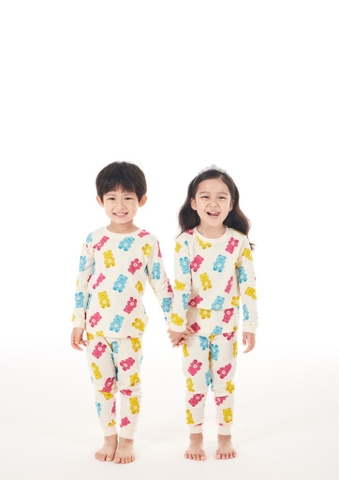 Bộ Pijama dài tay Moi&Du bé trai/bé gái - Color Bear