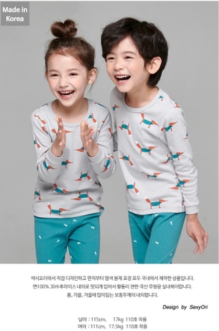 Bộ dài tay Sandwich Fox