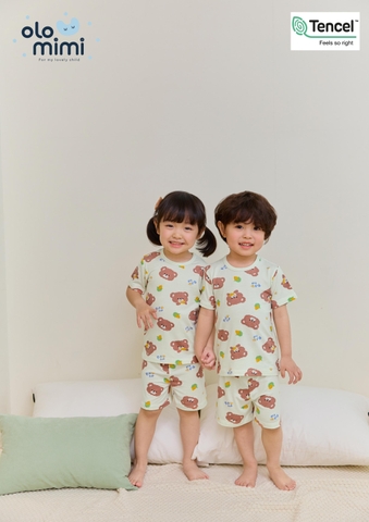 Bộ pijama cộc Olomimi cho bé trai/bé gái Pop Pop