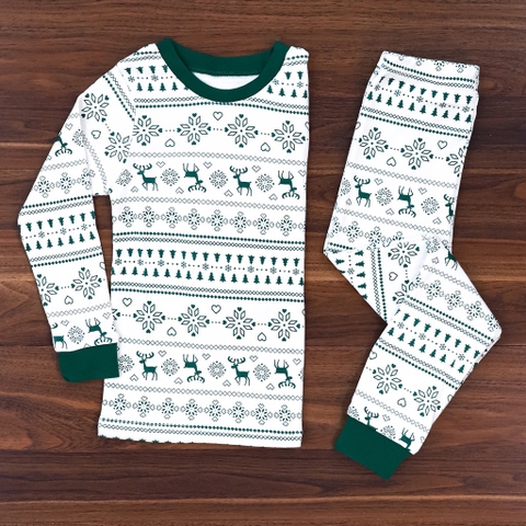 Bộ pijama dài tay Tree Rudolph - Maykids