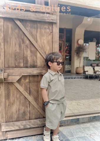 Set bộ bé trai polo - TDS2505