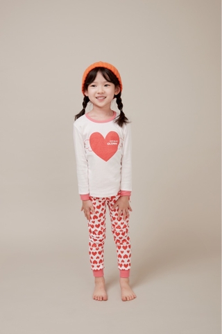 Bộ pijama dài Olomimi bé gái Big Heart