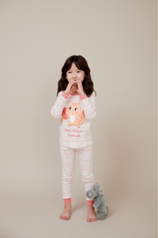 Bộ pijama dài Olomimi bé gái My Chipmunk