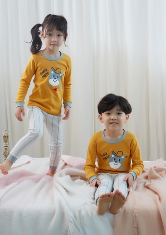 Bộ Pijama dài tay Olomimi bé trai/bé gái - Good mate