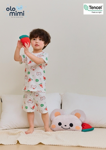 Bộ pijama cộc Olomimi cho bé trai/bé gái Sweet Watermelon