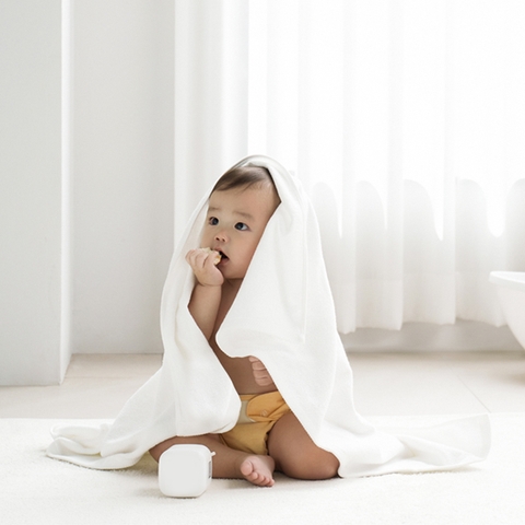 Khăn bông tắm (Bath Towel) - 1 chiếc - trắng