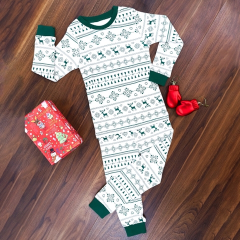 Bộ pijama dài tay Tree Rudolph - Maykids