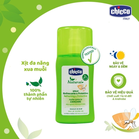 Xịt đa năng xua muỗi Chicco 100ml