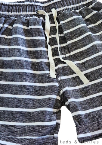 Ted & Dollies Set quần sọc áo trắng - TDS2305