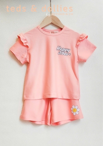 Set bộ bé gái Happy Vibes - TDS2504