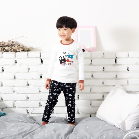 Bộ Pijama dài tay Olomimi bé trai - Good day