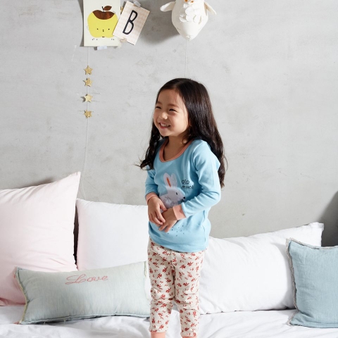 Bộ Pijama dài tay Olomimi bé gái - Candy
