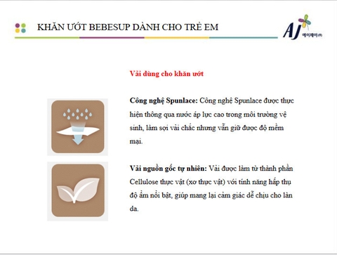 Giấy ướt Bebesup Sensitive (có nắp)