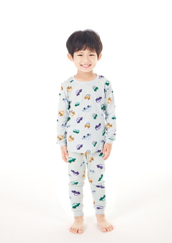 Bộ Pijama dài tay Moi&Du bé trai - Morden Car