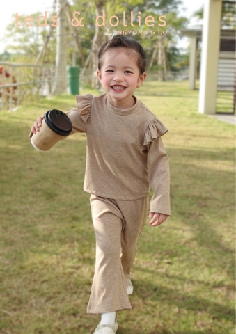 Quần tăm tiêu màu be - TDF2403QB