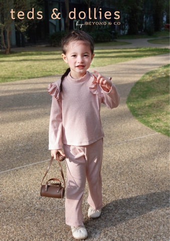 Quần tăm tiêu màu hồng - TDF2403QH