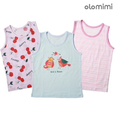 Áo ba lỗ Bird Flower