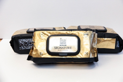 Khăn giấy ướt đậu đen 70 tờ (có nắp)