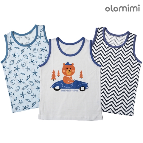 Áo ba lỗ Olomimi Navy