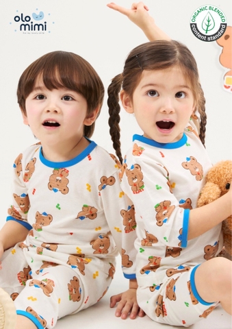 Bộ pijama lửng Olomimi bé trai/bé gái Tammy