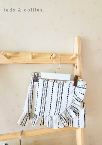Ted & Dollies Chân váy họa tiết ráp bèo - TDS2301