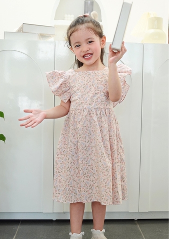 Váy Petite Fleur Dress - Hoa hồng bèo vai - TDS2404